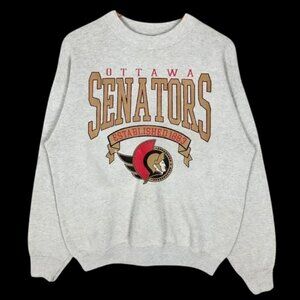 Vtg Ottawa Senators Sweatshirt, Vintage NHL Ottawa Senators Hockey Shirt
